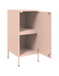 Credenze 2pz Rosa 36x39x79 cm in Acciaio Laminato a Freddo