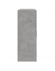 Credenze 3 pz Grigio Cemento 60x31x84 cm in Legno Multistrato