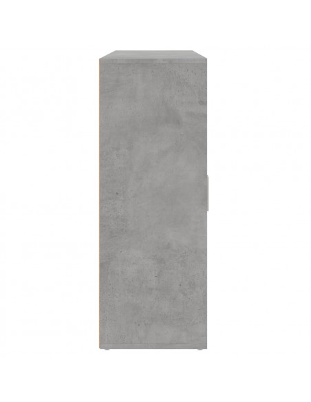 Credenze 3 pz Grigio Cemento 60x31x84 cm in Legno Multistrato