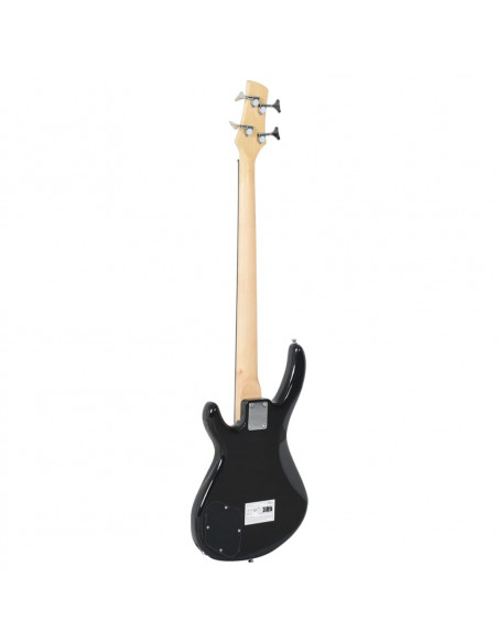 Basso Elettrico Principianti con Custodia Marrone Nero 4/4 46"