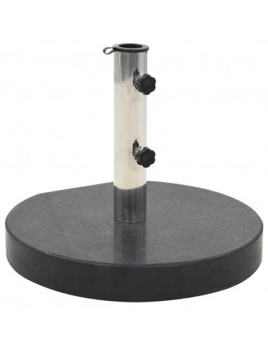 Base per Ombrellone in Granito 28,5 kg Circolare Nera