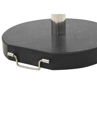 Base per Ombrellone in Granito 28,5 kg Circolare Nera