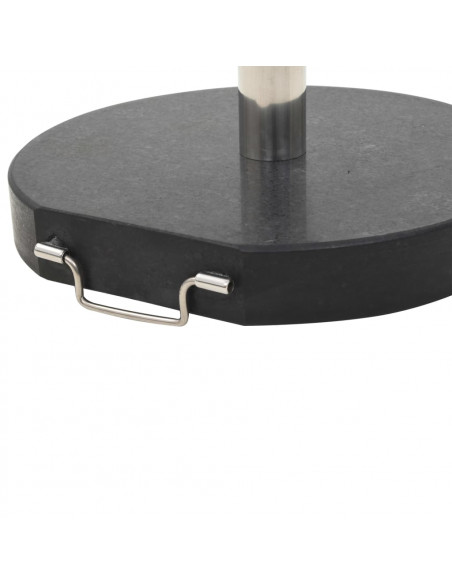 Base per Ombrellone in Granito 28,5 kg Circolare Nera