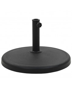 Base per Parasole Rotonda in Poliresina 19 kg Nera 2