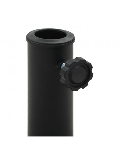 Base per Parasole Rotonda in Poliresina 19 kg Nera
