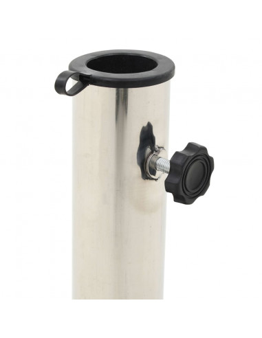 Base per Parasole in Granito 20 kg Quadrata Nera