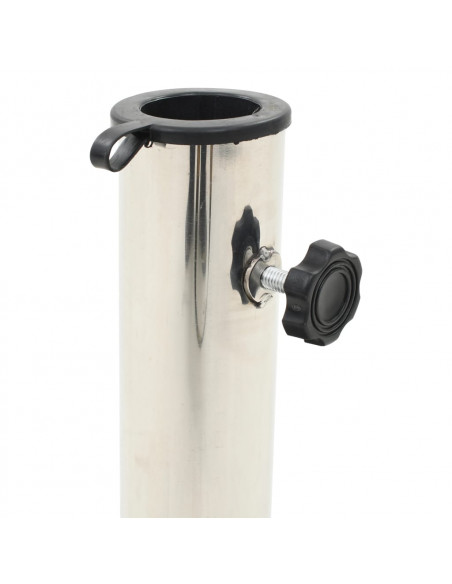 Base per Parasole Circolare in Granito Nera 20 kg