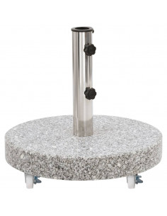 Base per Ombrellone Granito 30 kg Circolare Grigia 2