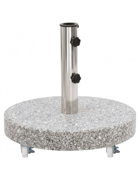 Base per Ombrellone Granito 30 kg Circolare Grigia