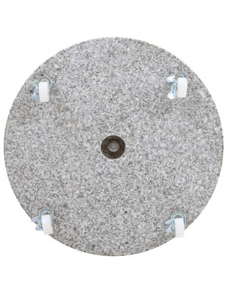 Base per Ombrellone Granito 30 kg Circolare Grigia