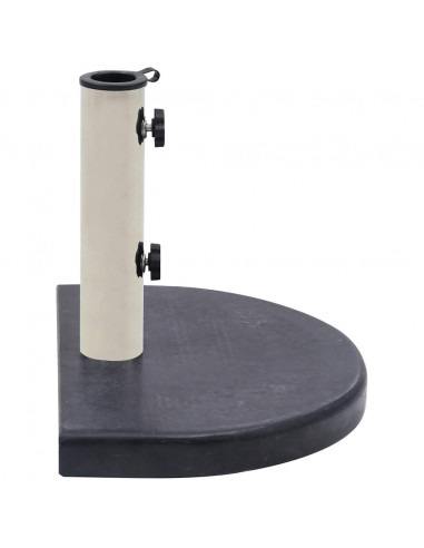 Base per Ombrellone Nera 40x28x4 cm in Granito