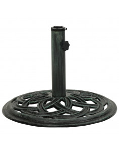 Base per Ombrellone Verde 44x44x31 cm in Ghisa 2