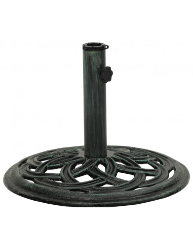 Base per Ombrellone Verde 44x44x31 cm in Ghisa
