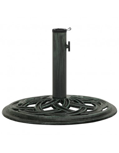 Base per Ombrellone Verde 44x44x31 cm in Ghisa