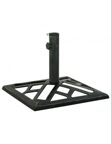 Base per Ombrellone Verde 44x44x31 cm in Ghisa