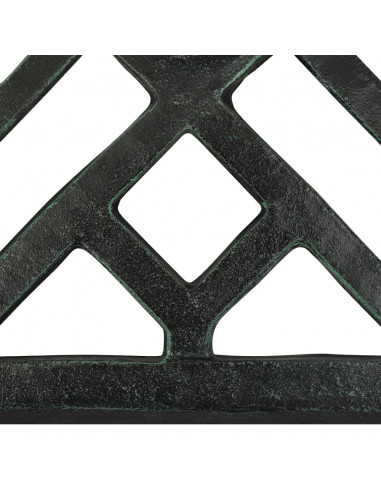 Base per Ombrellone Verde 44x44x31 cm in Ghisa