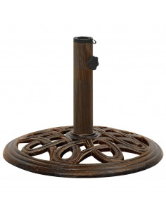 Base per Ombrellone Bronzo 40x40x32 cm in Ghisa 2