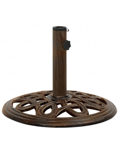 Base per Ombrellone Bronzo 40x40x32 cm in Ghisa