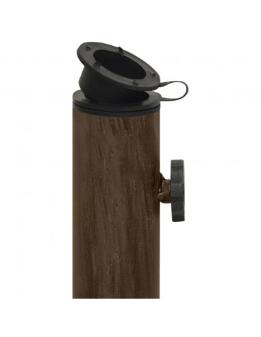 Base per Ombrellone Bronzo 40x40x32 cm in Ghisa