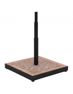 Base per Ombrellone Terracotta Quadrata 12 kg 2