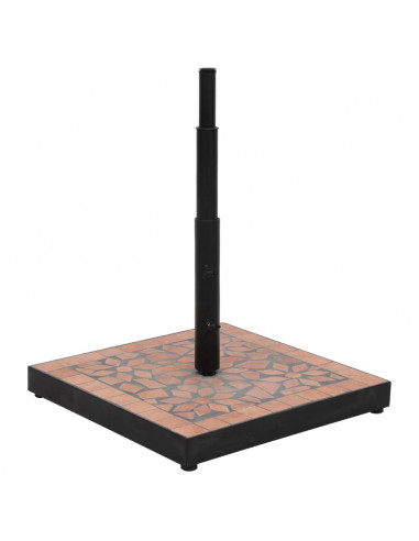 Base per Ombrellone Terracotta Quadrata 12 kg