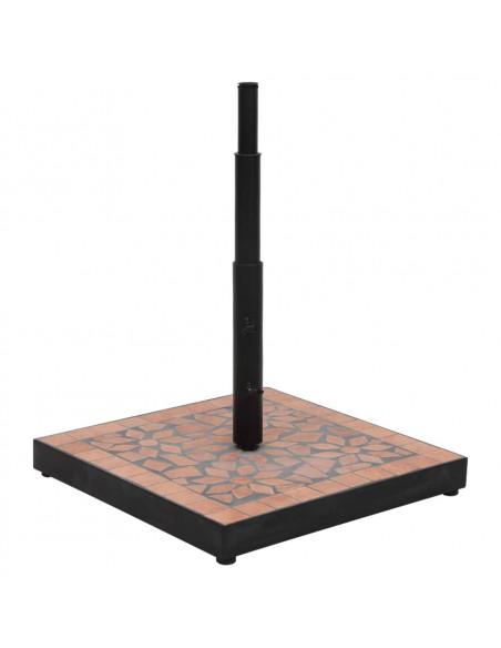Base per Ombrellone Terracotta Quadrata 12 kg