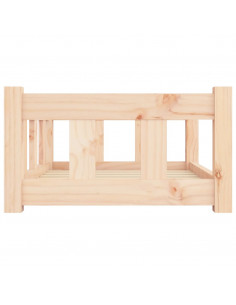 Cuccia per Cani 65,5x50,5x28 cm in Legno Massello di Pino