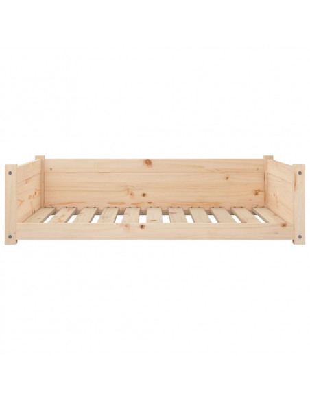 Cuccia per Cani 95,5x65,5x28 cm in Legno Massello di Pino