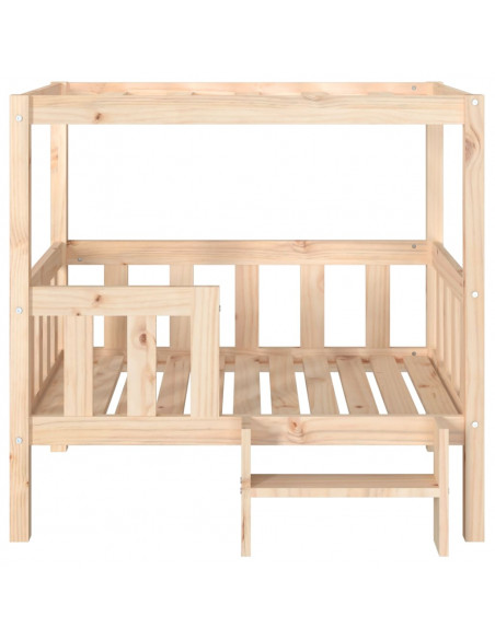 Cuccia per Cani 95,5x73,5x90 cm in Legno Massello di Pino