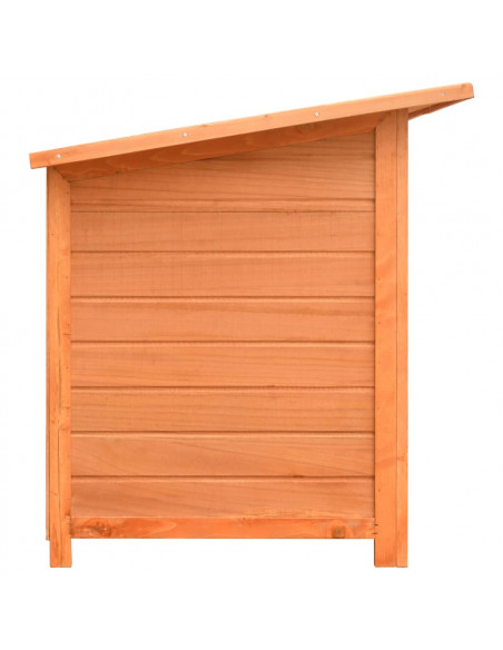 Cuccia per Cani in Legno di Pino e Abete 120x77x86 cm