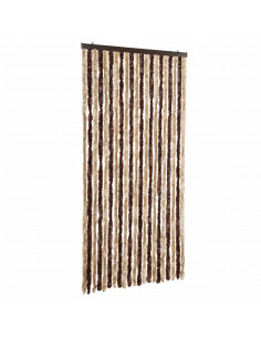 Zanzariera Beige e Marrone Chiaro 90x200cm Ciniglia 2