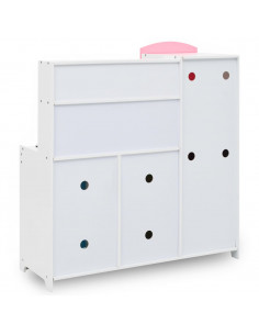 Cucina Giocattolo per Bambini in MDF 80x30x85 cm Multicolore