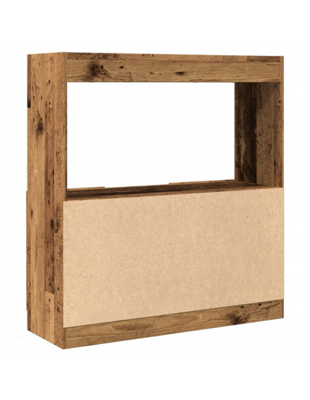 Credenza Legno Antico 92x33x100 cm in Legno Multistrato