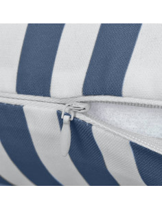 Cuscini da Esterno 2 pz Stampa a Righe 60x40 cm Blu