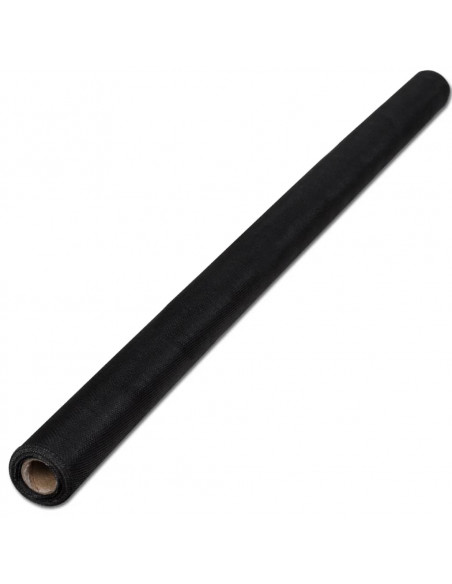 Zanzariera in Fibra di Vetro 100x1000 cm Nera