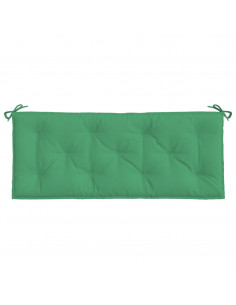Cuscini Panca da Giardino 2pz Verdi 120x50x7 cm Tessuto Oxford