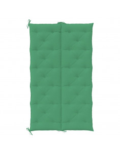 Cuscini Panca da Giardino 2pz Verdi 180x50x7cm Tessuto Oxford
