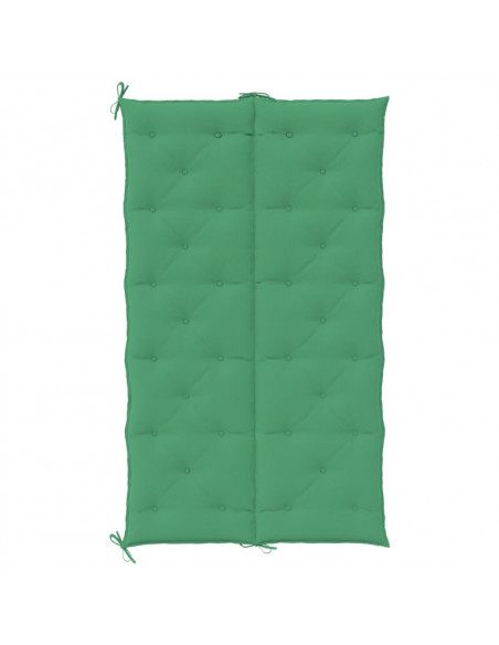 Cuscini Panca da Giardino 2pz Verdi 180x50x7cm Tessuto Oxford