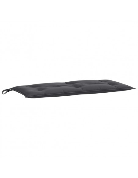 Cuscini Panca Giardino 2pz Antracite Mélange 100x50x7cm Tessuto