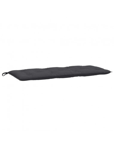 Cuscini Panca Giardino 2pz Antracite Mélange 120x50x7cm Tessuto