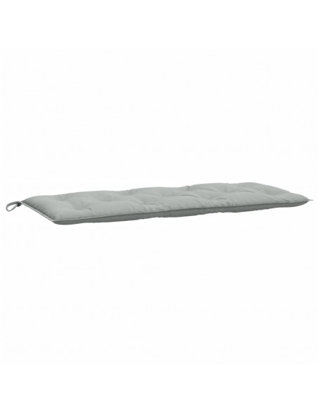 Cuscini Panca Giardino 2pz Grigio Chiaro Mélange 120x50x7cm