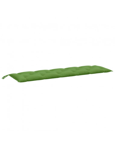Cuscini Panca Giardino 2pz Verde Mélange 180x50x7 cm Tessuto