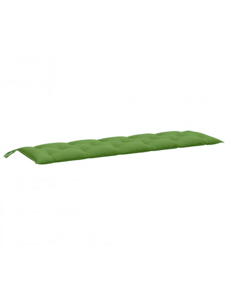 Cuscini Panca Giardino 2pz Verde Mélange 180x50x7 cm Tessuto