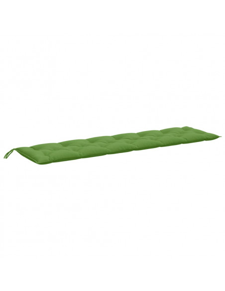Cuscini Panca Giardino 2pz Verde Mélange 200x50x7 cm Tessuto