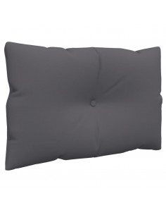 Cuscini per Pallet 2 pz Antracite in Tessuto