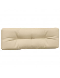 Cuscini per Pallet 2 pz Beige in Tessuto