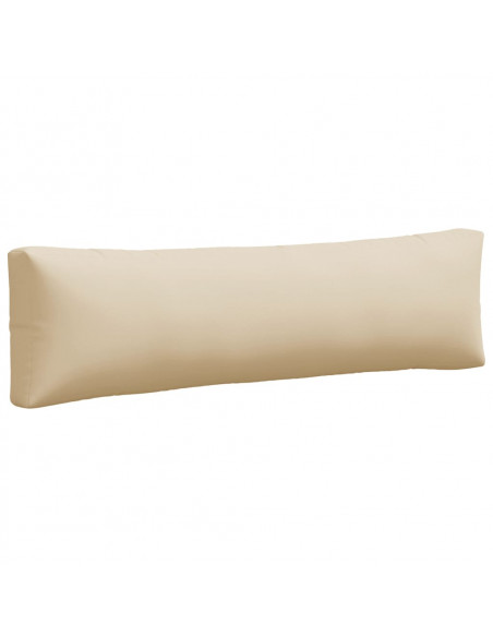 Cuscini per Pallet 2 pz Beige in Tessuto