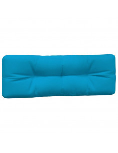 Cuscini per Pallet 2 pz Blu in Tessuto