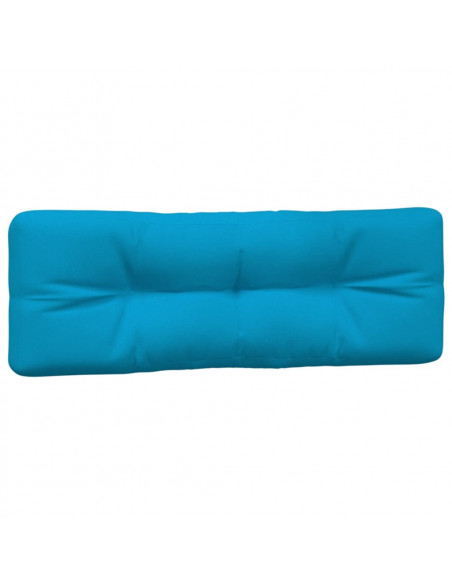 Cuscini per Pallet 2 pz Blu in Tessuto