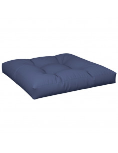 Cuscini per Pallet 2 pz Blu Marino in Tessuto